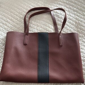 Vince Camuto Brown and Black Tote Bag